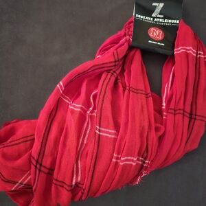 Nebraska Plaid Scarf